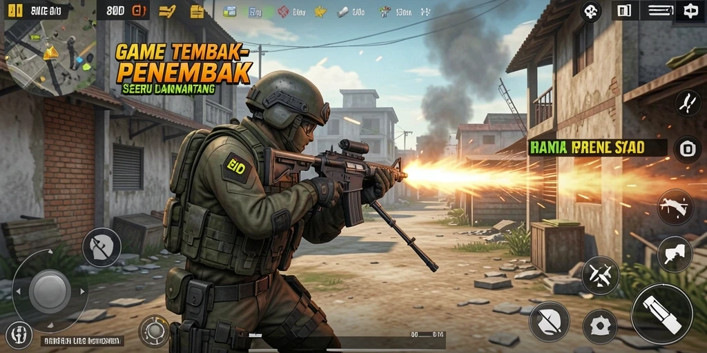 Gameplay 8ID menampilkan pertempuran menegangkan dengan grafis berkualitas tinggi.