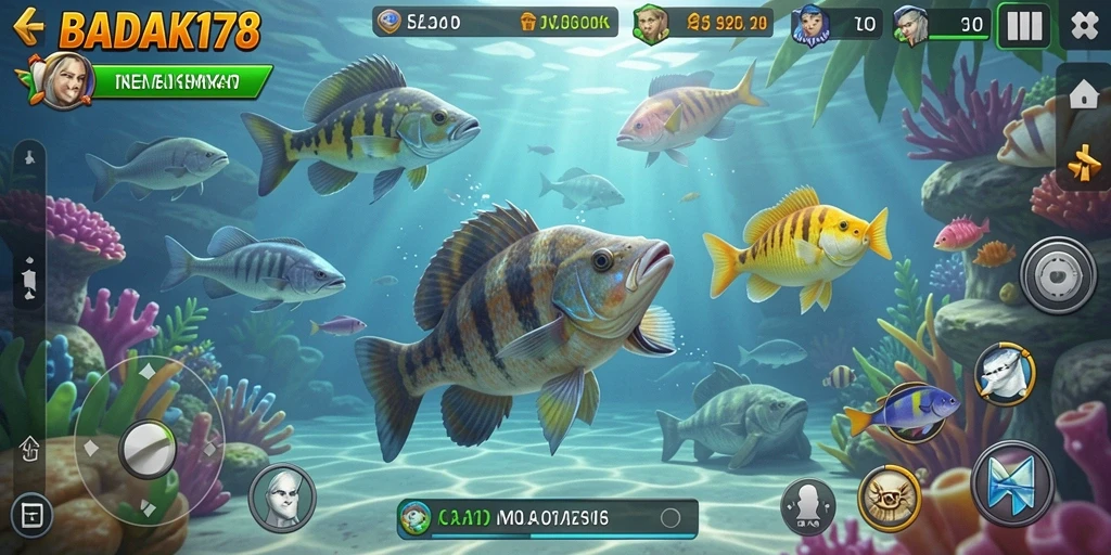 Gameplay seru Tembak Ikan di BADAK178.