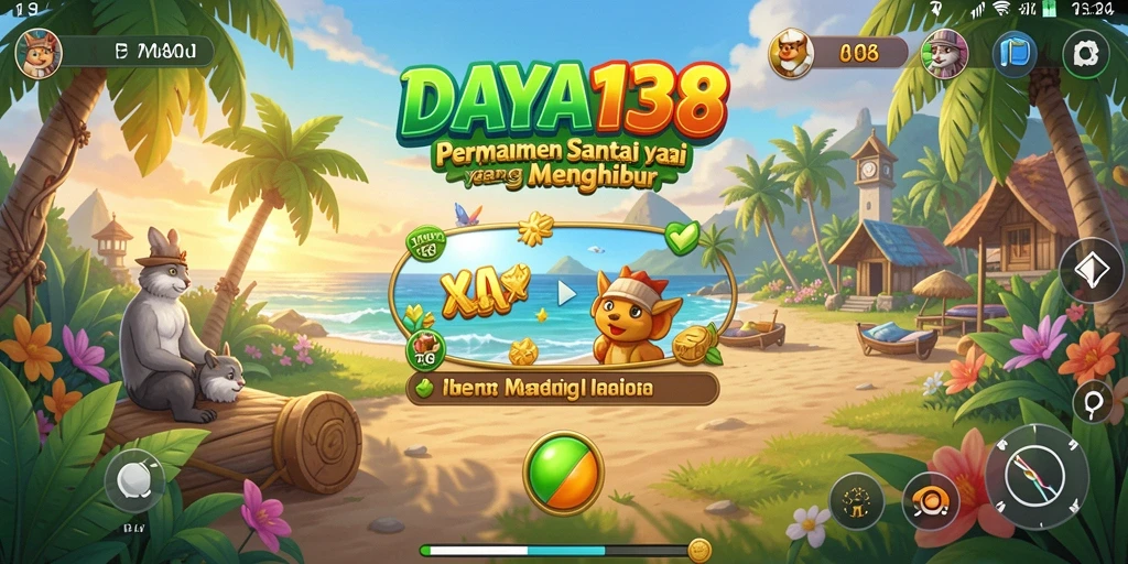Screenshot utama menunjukkan tampilan menarik dari gameplay Casual.