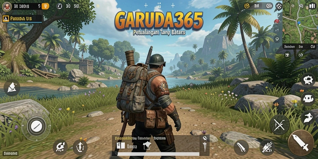 Tampilan gameplay GARUDA365 yang menakjubkan di dunia terbuka.