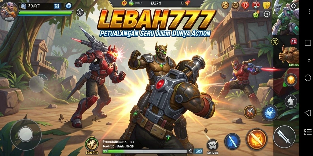 Tampilan gameplay LEBAH777 yang penuh aksi dan tantangan.