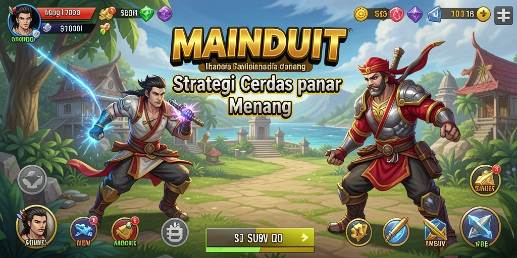 Tampilan gameplay menantang di MAINDUIT dengan berbagai strategi.