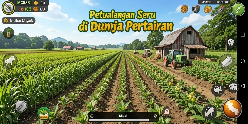 Tampilan gameplay seru dan menawan di MC888.