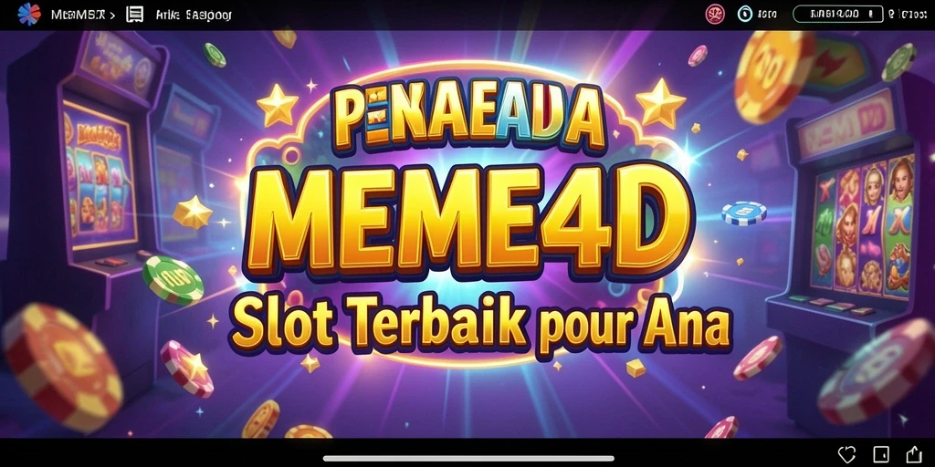 Gameplay seru di MEME4D dengan tema slot yang beragam.