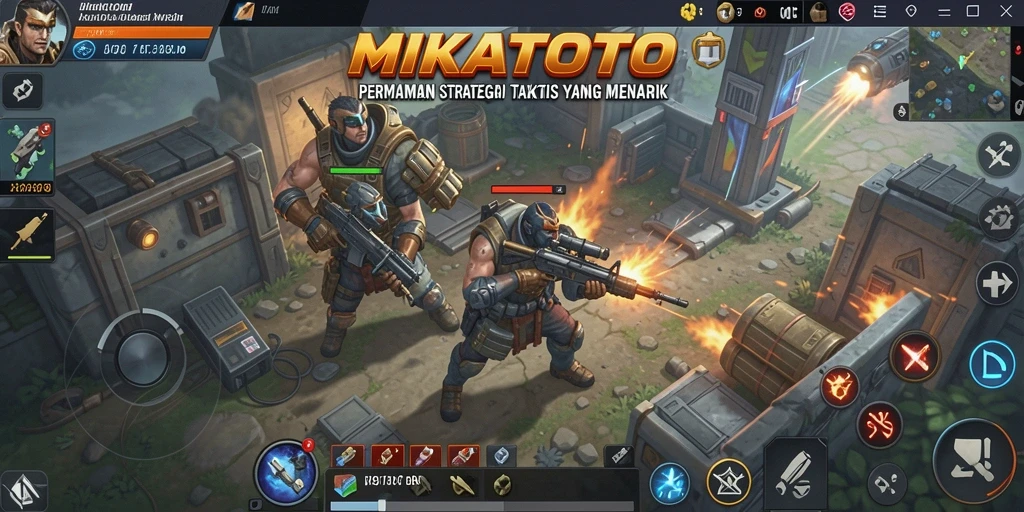 Tangkapan layar gameplay MIKATOTO yang intens dan strategis.