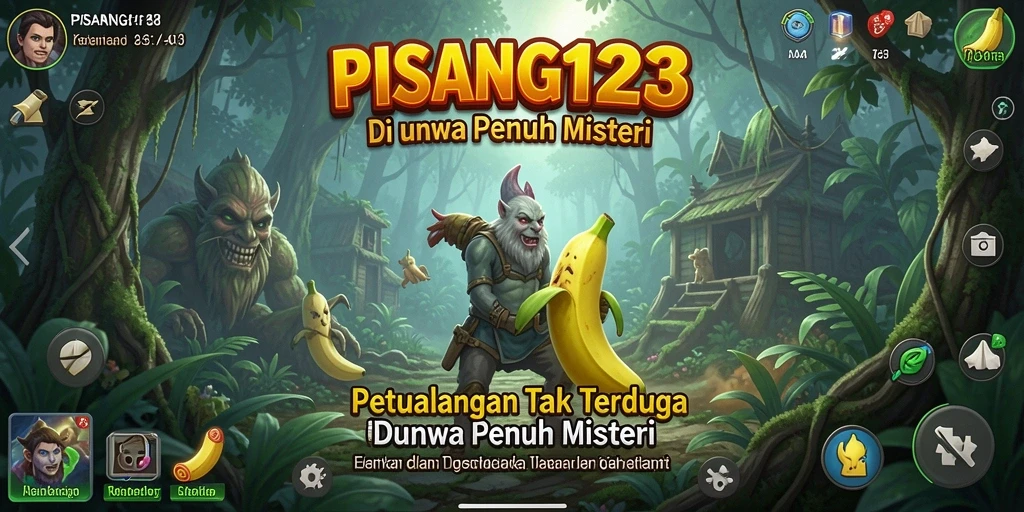 Tangkapan layar PISANG123 menunjukkan gameplay petualangan yang seru dan menarik.