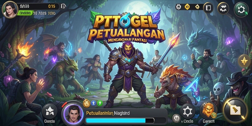 Tangkapan layar menunjukkan gameplay seru dalam PTTOGEL.