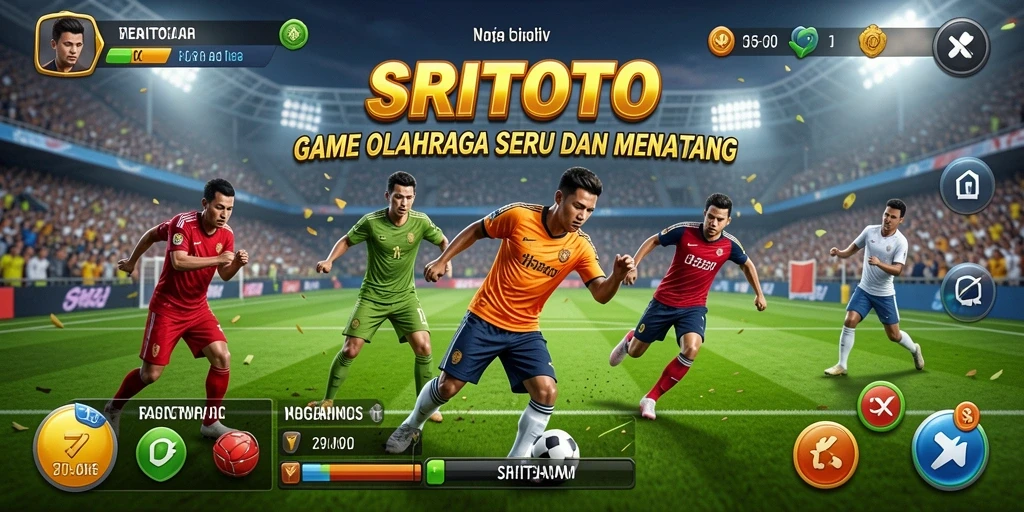 Menampilkan gameplay mendebarkan dalam SRITOTO yang menonjolkan olahraga.